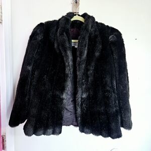 Elegant Faux Fur by RONDO CASUAL size M vintage
